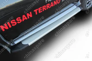 AFZDAALNTER1402 Комплект алюминиевых порогов Arbori Optima Silver 1800 для NISSAN Terrano 2014-нв
