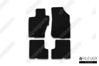 KVR01365501200k Коврики в салон Klever Econom NISSAN Terrano 2014->, кросс., без ручки для дистанционного открытия лючка бензобака, 4 шт. (текстиль)