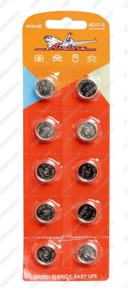 AG10-10 Батарейка AG10/LR1130 щелочная 10 шт.