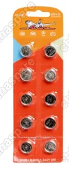 AG10-10 Батарейка AG10/LR1130 щелочная 10 шт.