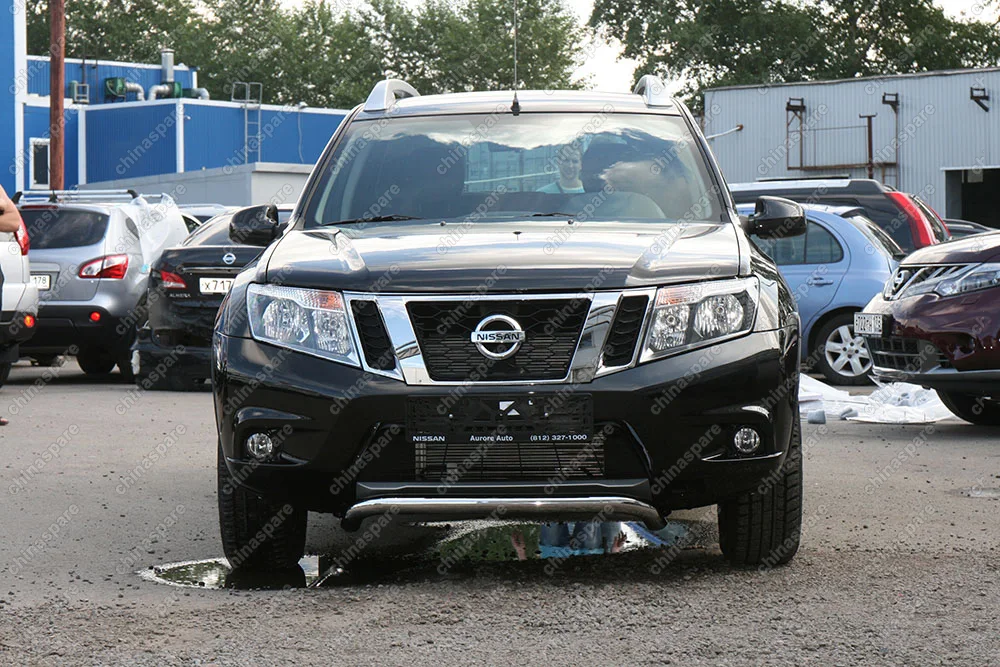 NTER565090 Решетка передняя мини низкая d60, Nissan Terrano 2014-