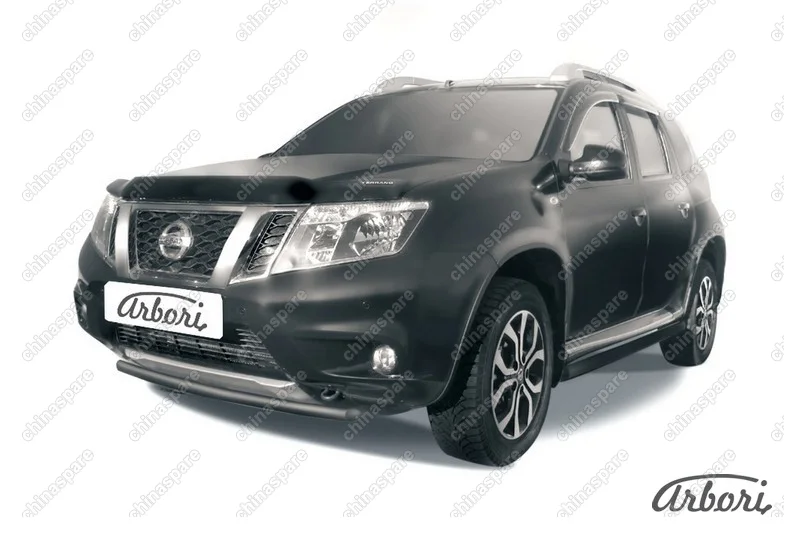 AFZDANTER1405B Защита переднего бампера d42 Arbori черн. для NISSAN Terrano 2014-нв