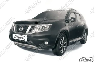 AFZDANTER1405B Защита переднего бампера d42 Arbori черн. для NISSAN Terrano 2014-нв