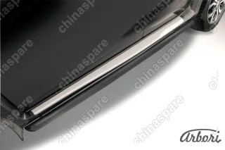 AFZDANTER1406B Защита порогов d57 труба Arbori черн. для NISSAN Terrano 2014-нв