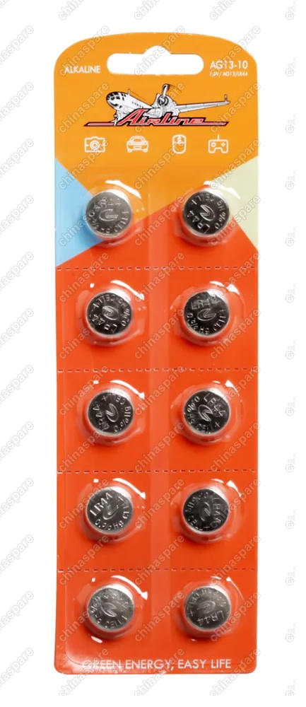 AG13-10 Батарейка AG13/LR44 щелочная 10 шт.
