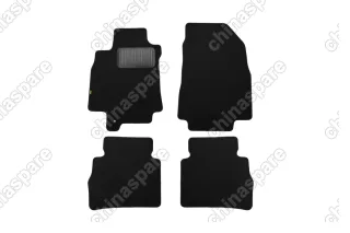 KLEVER02362101210kh Коврики в салон Klever Standard NISSAN Tiida 2004->, сед., 4 шт. (текстиль)