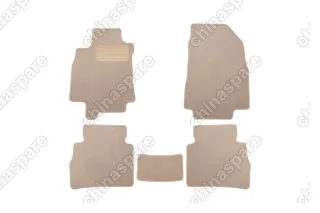 KLEVER04362122112kh Коврики в салон Klever Premium NISSAN Tiida 2004->, сед., 5 шт. (текстиль, бежевые)