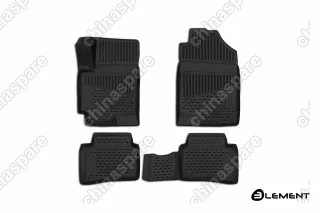 Коврики 3D в салон (Комплект/Полиуретан) Hyundai Solaris II (Comfort) 2017->