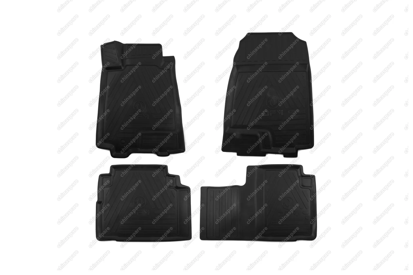 Коврики 3D в салон (Комплект/Полиуретан) DongFeng AX7, 2017->