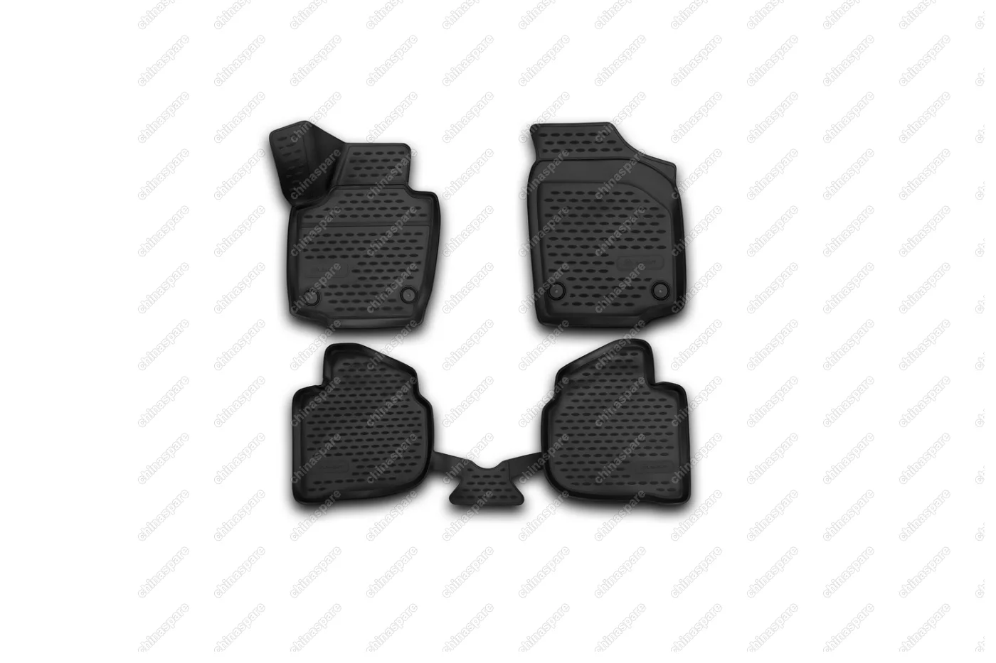 Коврики 3D в салон (Комплект/Полиуретан) Skoda Rapid, 2013->