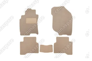 KLEVER04361322112kh Коврики в салон Klever Premium NISSAN X-Trail T30 2001-2007, кросс., 5 шт. (текстиль, бежевые)
