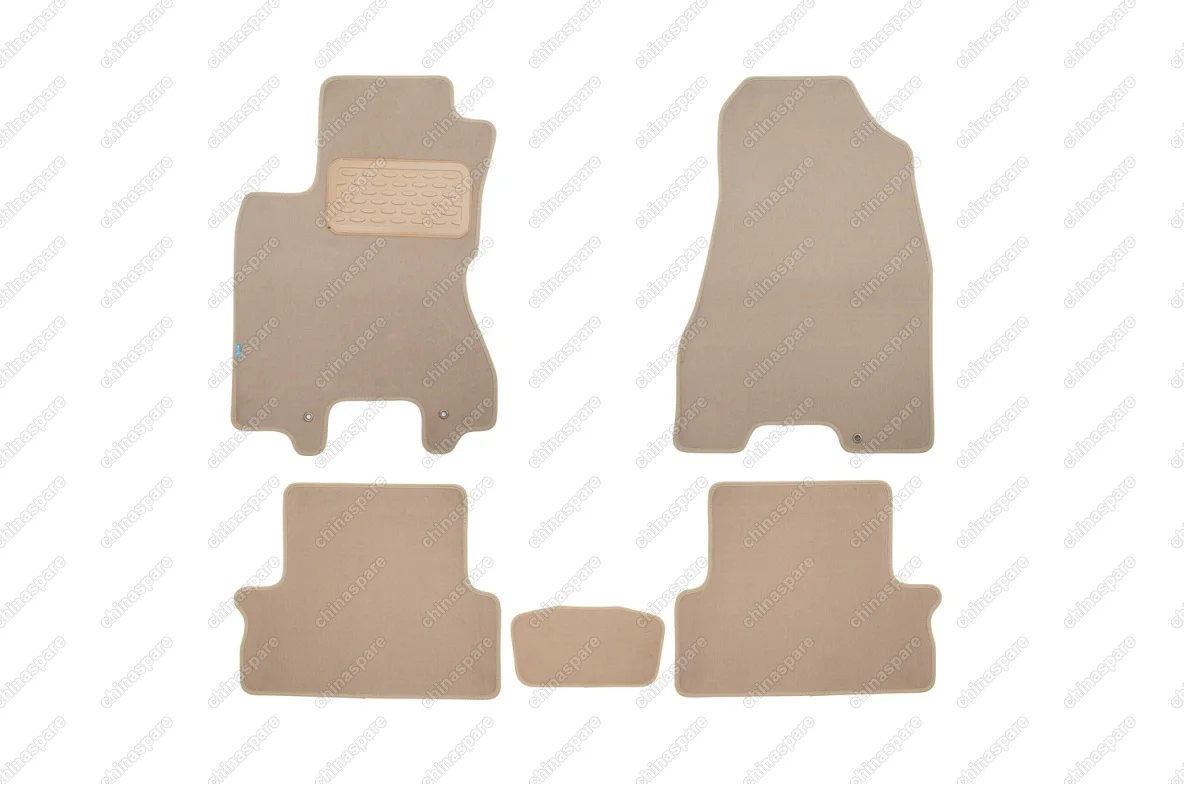 KLEVER04362022112kh Коврики в салон Klever Premium NISSAN X-Trail T31 2007-02/2015, кросс., 5 шт. (текстиль, бежевые)