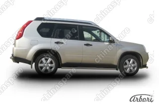 AFZDANXT08 Защита порогов d57 труба Arbori нерж. сталь для Nissan X-TRAIL 2007-2011