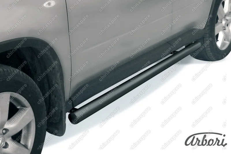 AFZDANXT07B Защита порогов d76 труба Arbori черн. для Nissan X-TRAIL 2007-2011