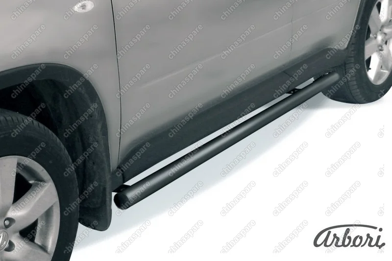 AFZDANXT08B Защита порогов d57 труба Arbori черн. для Nissan X-TRAIL 2007-2011