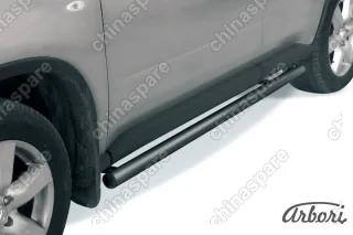 AFZDANXT08B Защита порогов d57 труба Arbori черн. для Nissan X-TRAIL 2007-2011