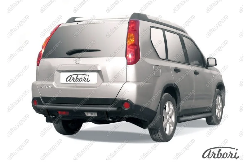 AFZDANXT11B Защита заднего бампера d57 Arbori черн. для Nissan X-TRAIL 2007-2011