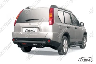 AFZDANXT11B Защита заднего бампера d57 Arbori черн. для Nissan X-TRAIL 2007-2011