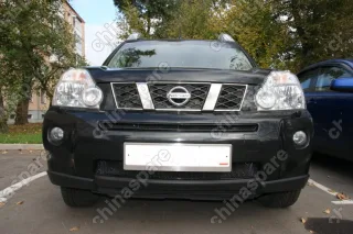1392207151 Сетка на бампер внешняя для NISSAN X-Trail 2007-2010, 2 шт., черн., 15 мм