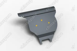 NLZ3630520NEW Комплект защиты заднего бампера и крепеж, подходит для NISSAN X-Trail (2008-2014) (3мм) 2,0/2,5  МКПП/АКПП