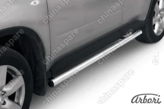 AFZDANXT1107 Защита порогов d57 труба Arbori нерж. сталь для Nissan X-TRAIL 2011-2015