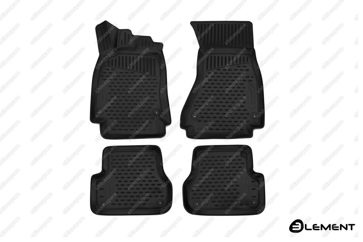 ELEMENT3D0424210k Коврики 3D в салон AUDI A6 III (C7), 2012->, Avant/Allroad/без перч. ящика, 4 шт. (полиуретан)