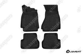 ELEMENT3D0424210k Коврики 3D в салон AUDI A6 III (C7), 2012->, Avant/Allroad/без перч. ящика, 4 шт. (полиуретан)