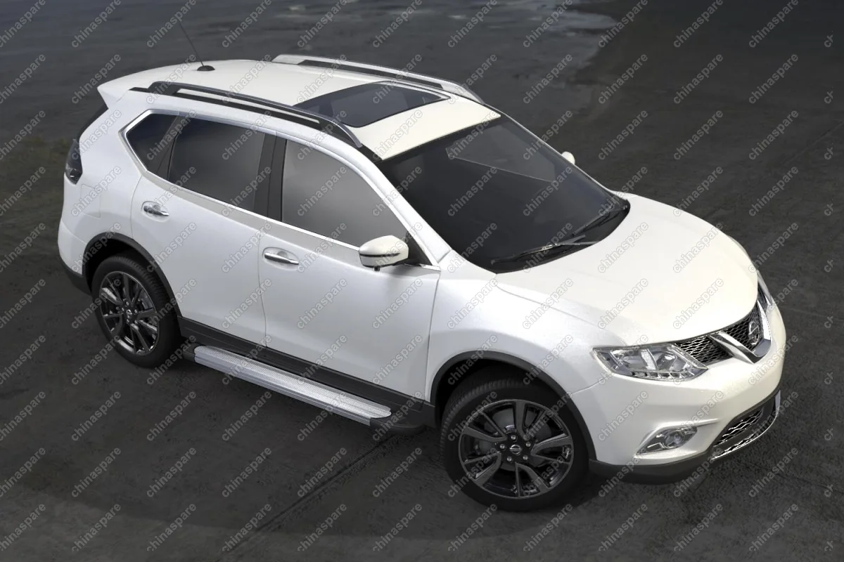 AFZDAALNXT1502 Комплект алюминиевых порогов Arbori Optima Silver 1700 для NISSAN X-Trail 2015-нв
