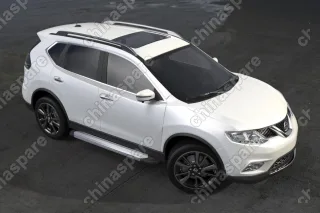 AFZDAALNXT1502 Комплект алюминиевых порогов Arbori Optima Silver 1700 для NISSAN X-Trail 2015-нв