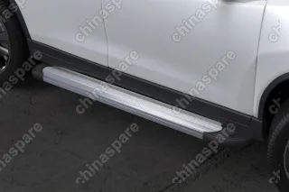 AFZDAALNXT1502 Комплект алюминиевых порогов Arbori Optima Silver 1700 для NISSAN X-Trail 2015-нв