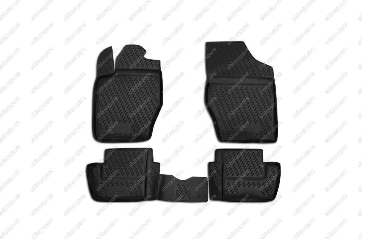 CARCRN00011 Коврики в салон CITROEN C4 01/2004-07/2008, 07/2008->, 4 шт. (полиуретан)
