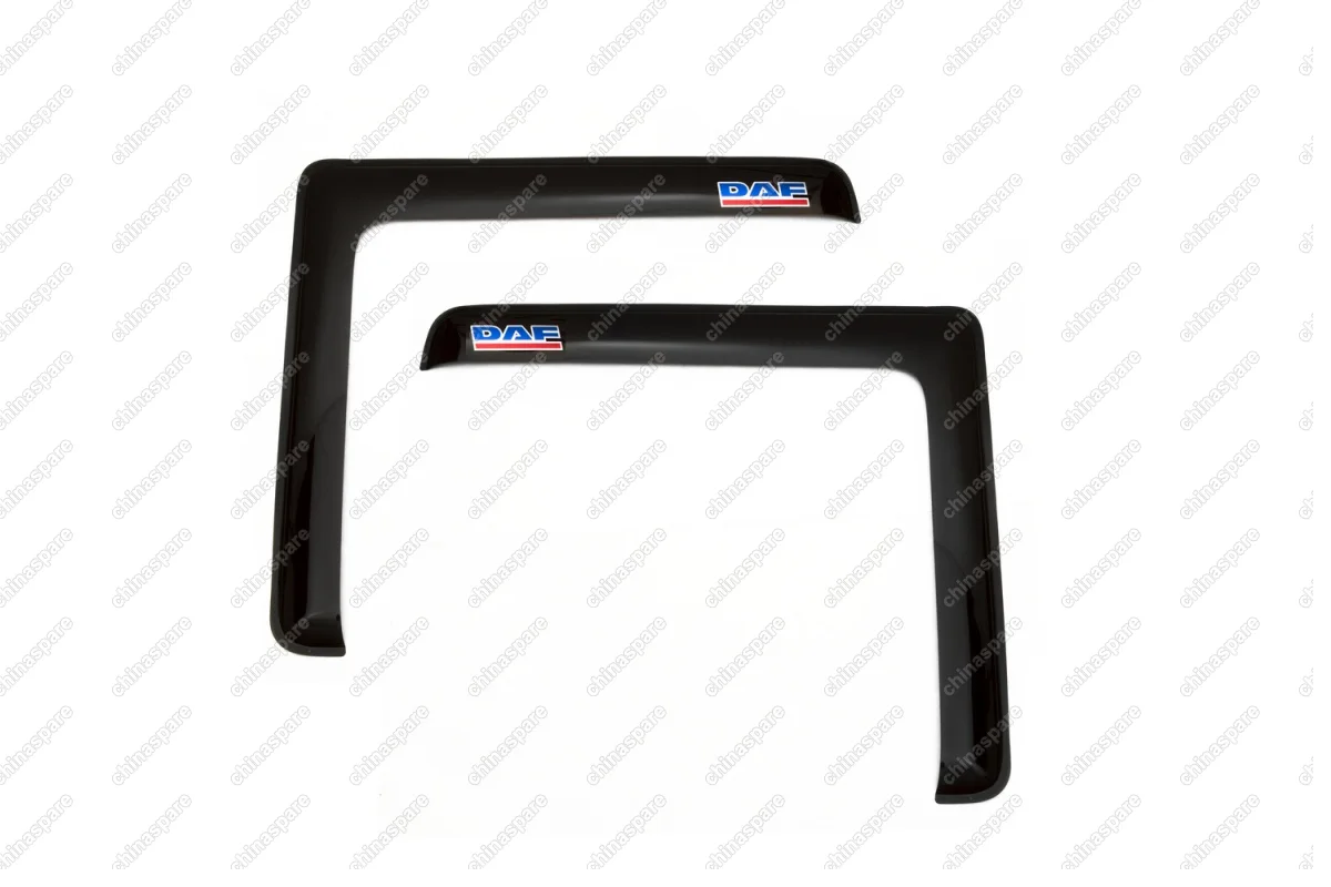 REINWV974 Дефлектор окон, 2 шт., DAF XF 105 1997-, накладной, "большой угол", скотч 3М, дымчатый