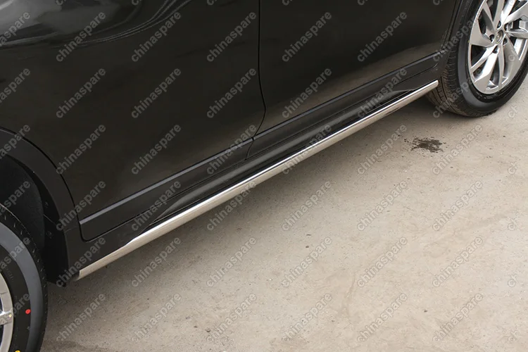 NXTR805271 Пороги труба 75x42 овальные, Nissan X-Trail 2015-