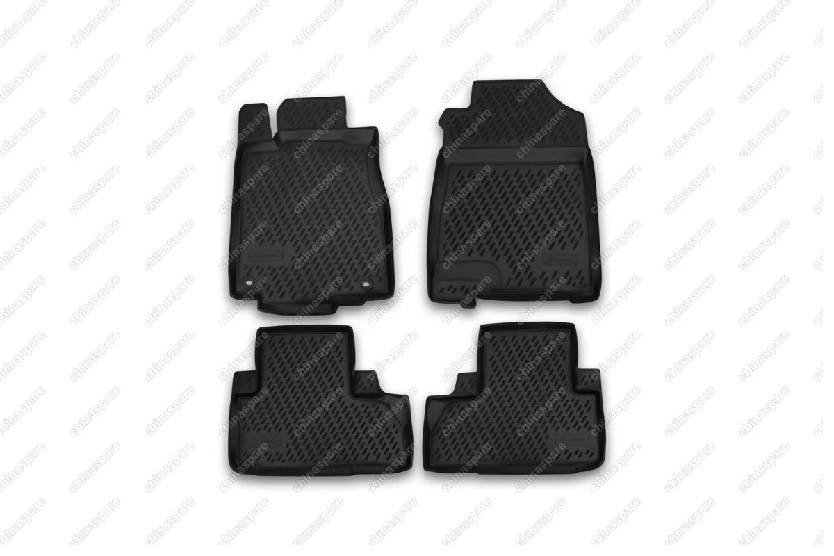 CARHND00013 Коврики в салон HONDA CR-V, 2012-2015, 2015-2017, 4 шт. (полиуретан)
