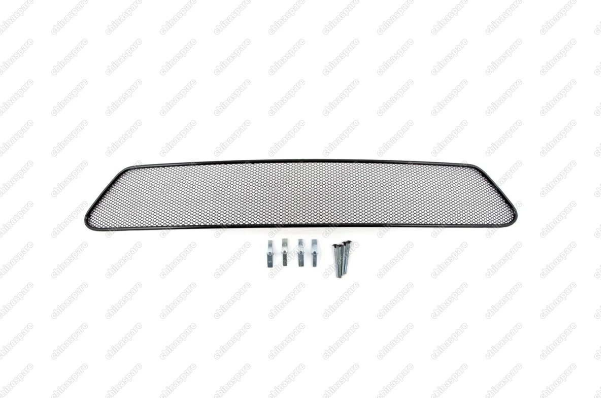 1391815101 Сетка на бампер внешняя для NISSAN X-Trail 2015-2019, черн., 10 мм, для автомобилей без переднего парктроника