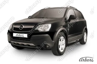 Защита переднего бампера d57 Arbori черн. для Opel ANTARA 2006-2011