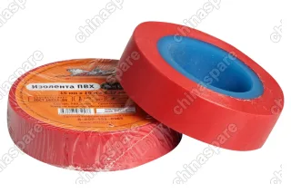 AIT-P-02 Изолента ПВХ, красная, 15 мм, 10 м