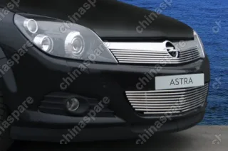 OPAS962997 Декоративный элемент воздухозаборника (1 элемент из 9 трубочек) "Opel Astra" 2007- 3D хром, OPAS.96.2997