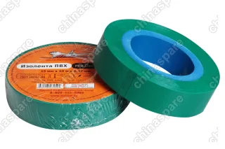 AIT-P-05 Изолента ПВХ, зеленая, 15 мм, 10 м
