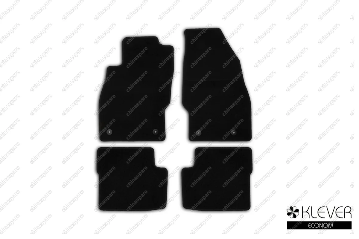 Коврики в салон Klever Econom OPEL Corsa D 3D, 5D 2006->, хб., 4 шт. (текстиль)