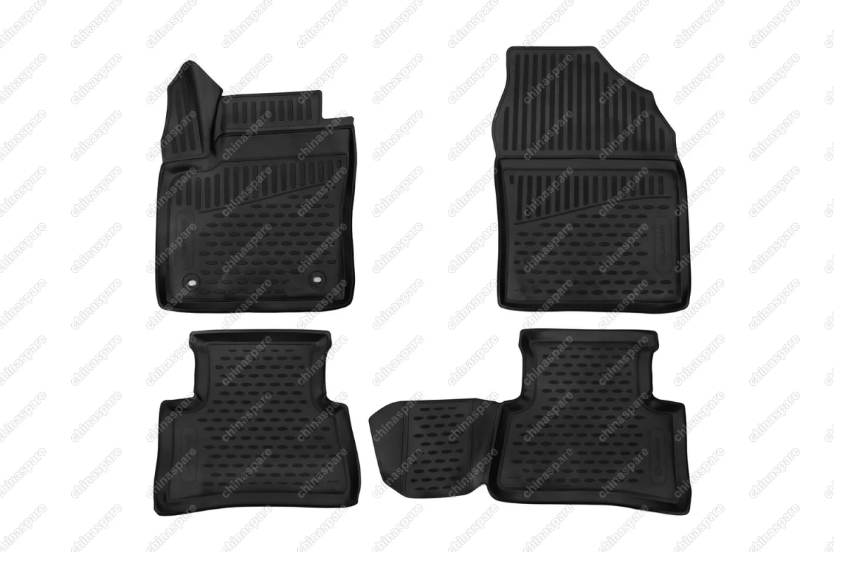 ELEMENT3D01701210k Коврики 3D в салон подходят для TOYOTA C-HR, 2017->, 2WD, SUV, 4 шт.