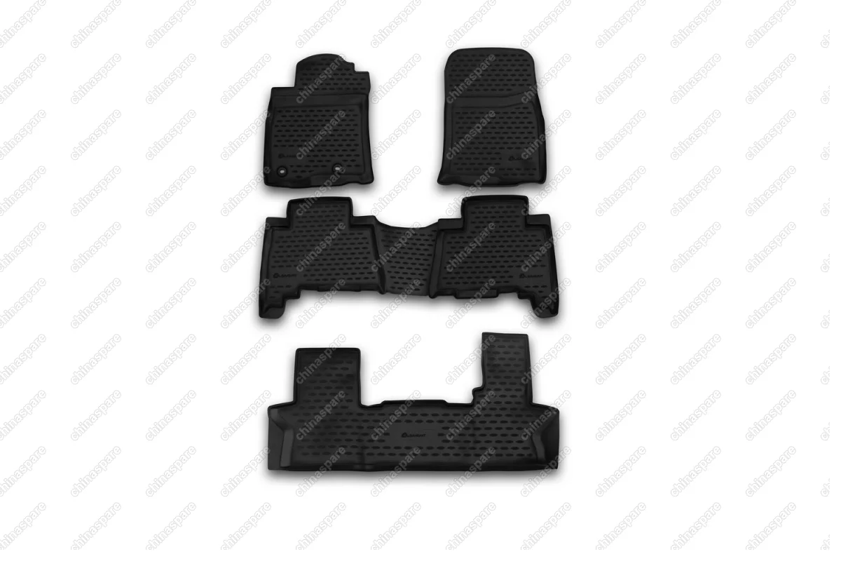 NLC4876210k Коврики в салон TOYOTA Land Cruiser Prado 150 2013->, 7 мест, 5 шт. (полиуретан)