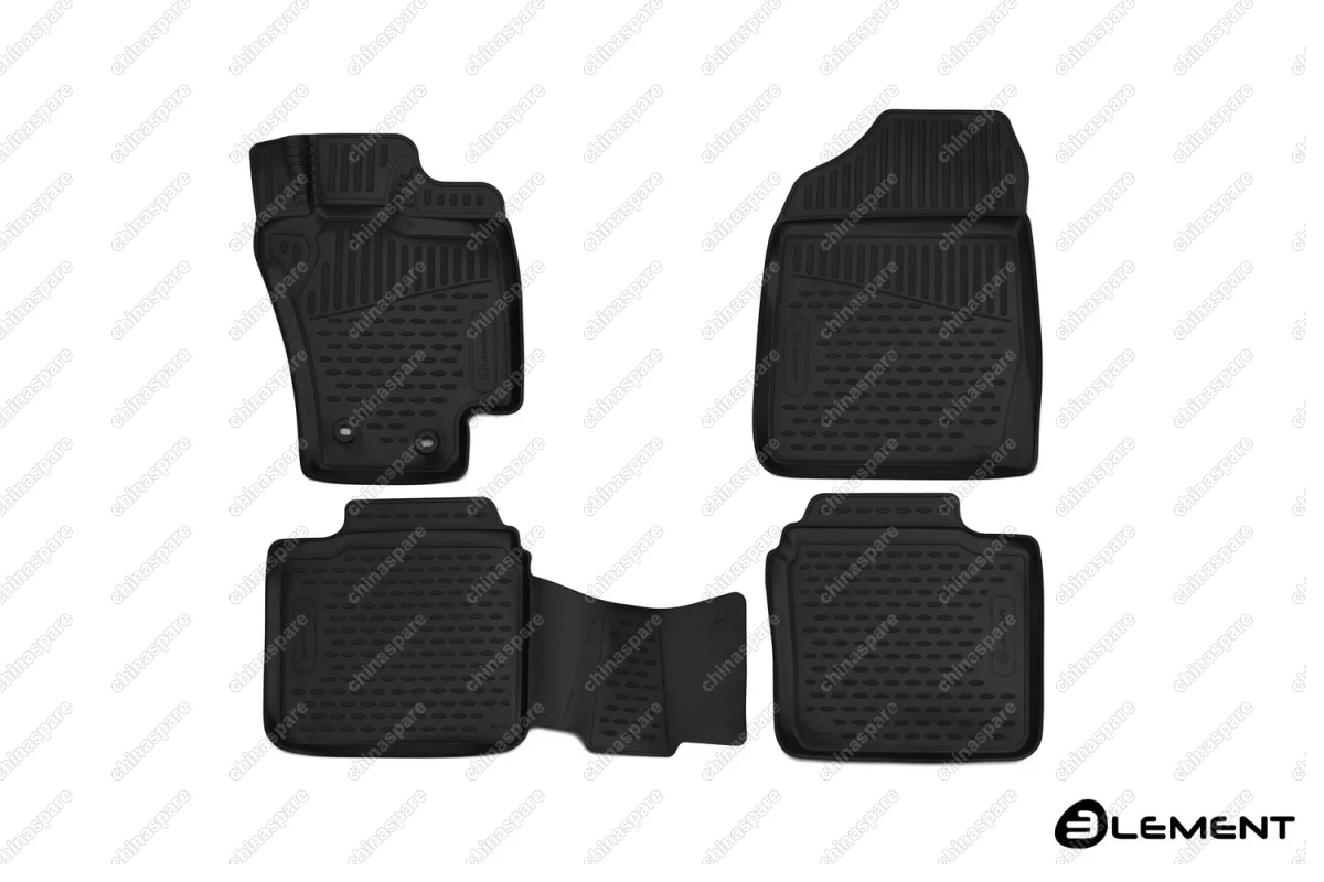 ELEMENT3D48140210k Коврики 3D в салон TOYOTA  Allion/Premio (260) 4WD, 2012-2015, правый руль, сед., 4 шт. (полиуретан)