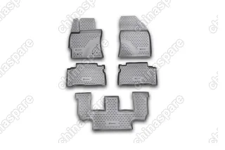 NLC4820210 Коврики в салон TOYOTA Verso, 3 ряда 10/2009-2013, 5 шт. (полиуретан)