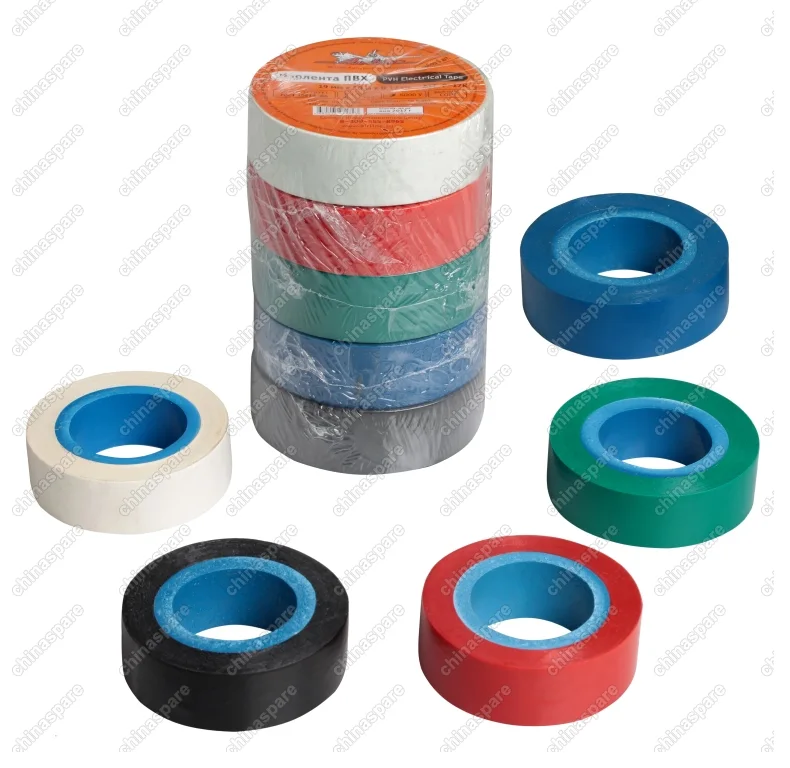 AIT-P-17K Изолента ПВХ, набор 5 шт., 19 мм, 10 м