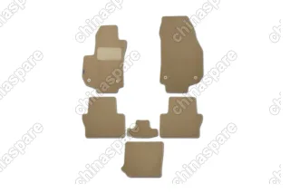 Коврики в салон OPEL  Zafira B 2005-> мв., 7 шт. (текстиль, бежевые)