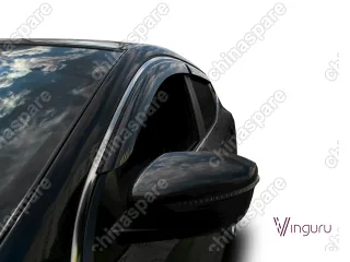AFV48814 Дефлекторы окон Vinguru Nissan Qashqai 2014- крос накладные скотч к-т 4 шт., материал акрил