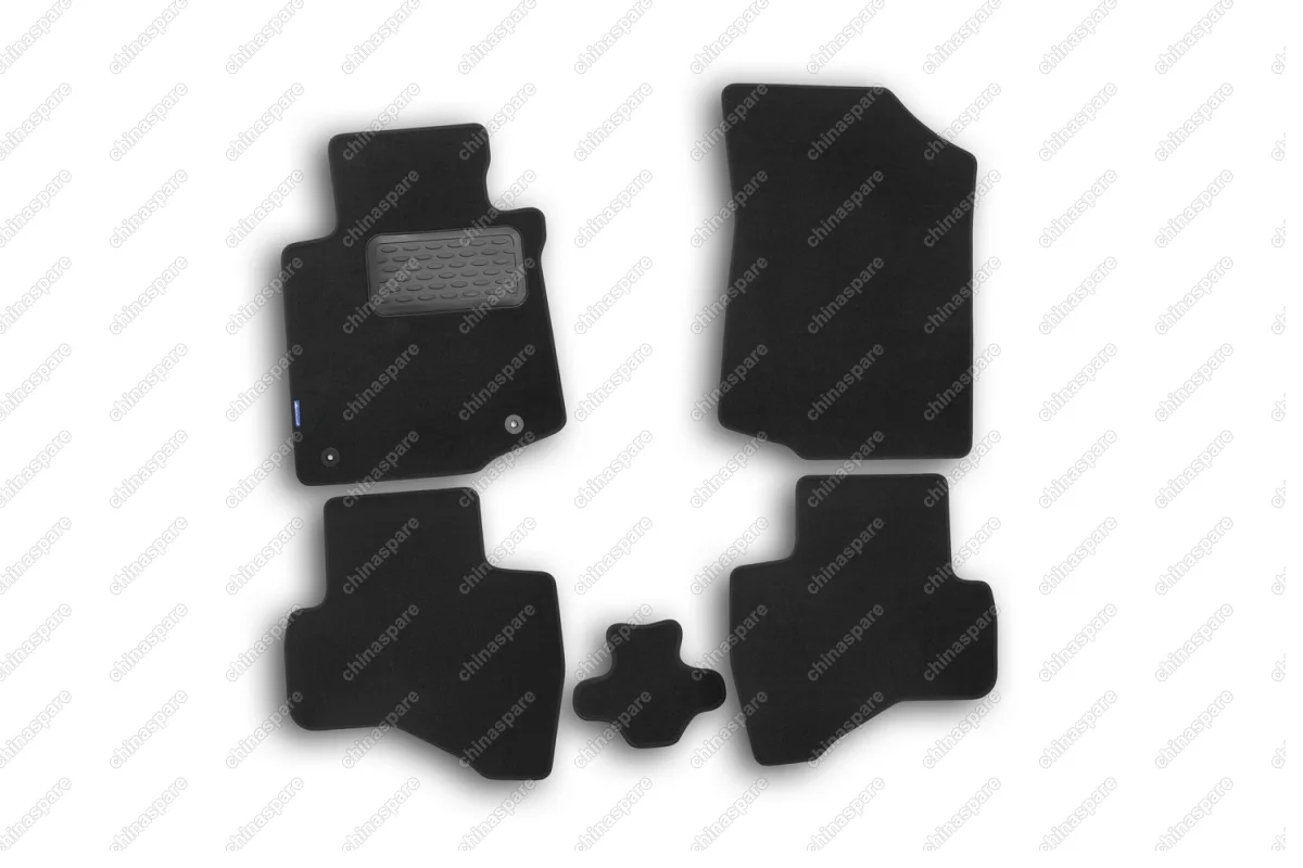 NLT380722110kh Коврики в салон PEUGEOT 107 3D, 5D 2005->, хб., 5 шт. (текстиль)