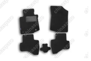 NLT380722110kh Коврики в салон PEUGEOT 107 3D, 5D 2005->, хб., 5 шт. (текстиль)