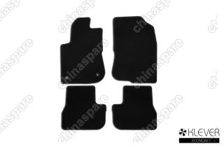 KLEVER01382401200k Коврики в салон Klever Econom PEUGEOT 2008 2014->, кросс, 4 шт. (текстиль)
